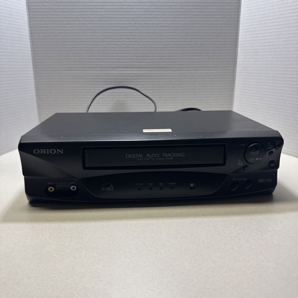 Orion VR0212A VHS VCR Video Cassette Tape Player Tested Works No Remote